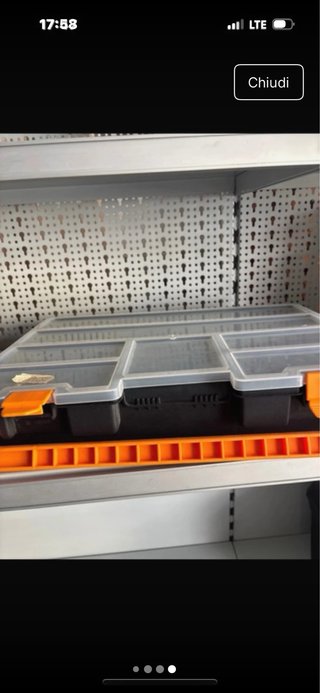 Cassetta porta minuterie organizer