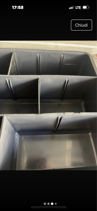 Cassetta porta minuterie organizer