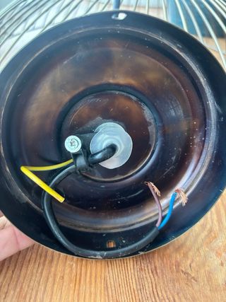 Lámpara Techo Industrial Dorada Metal