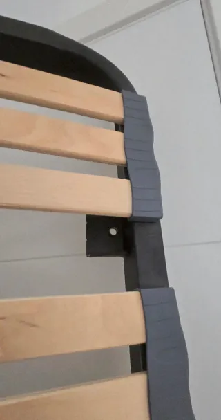 Base Cama Individual Metal y Madera