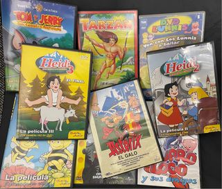 Lote 8 DVDs Películas Infantiles (Español)