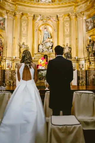Vestido de Novia Blanco marfil