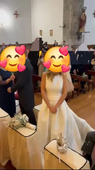 Vestido de Novia Blanco marfil