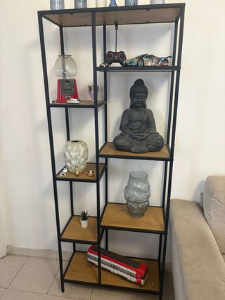 Estantería Metálica y Madera