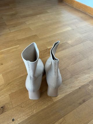 Botines Zara Beige Ajustables
