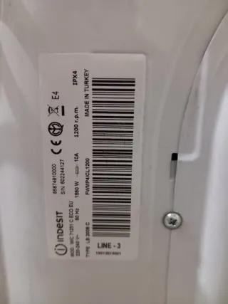 Lavadora Indesit IWC 71251 C ECO EU