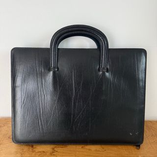 Maletín Portadocumentos piel vintage negro