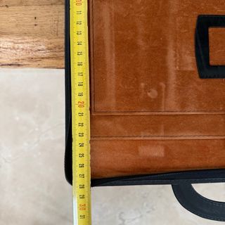 Maletín Portadocumentos piel vintage negro