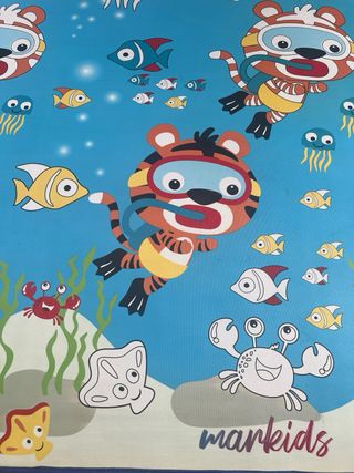 Alfombra infantil de juegos acuáticos