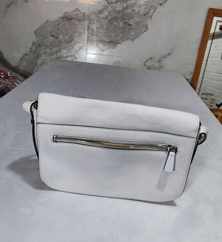 Borsa Guess bianca logo frontale tracolla