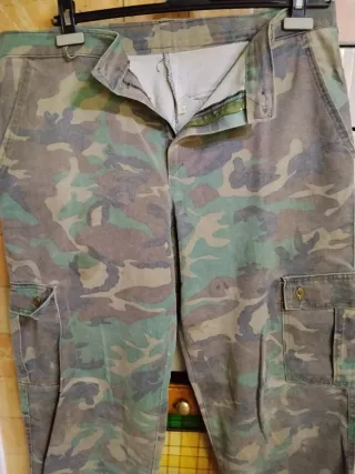 Pantaloni uomo mimetici cotone TG 52