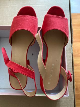 Sandalias PICCOLA PIU rojas talla 39