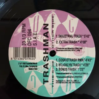 1992 GABBER HARDCORE TECHNO Trashman Cosmotsrash