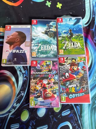 Nintendo Switch Juegos: Zelda, Mario Kart,