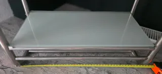Estantería para WC de cristal y metal - LEROY