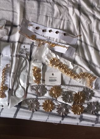 Collares Acero Inoxidable Dorados y Plateados