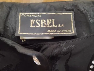 Vestido negro Espel talla 46
