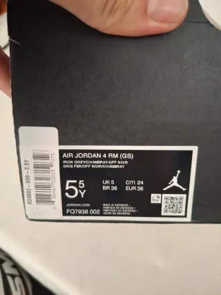 Zapatillas Jordan Hombre/Mujer Talla 38 Nuevas