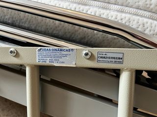 Cama articulada con colchón látex