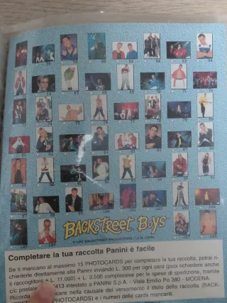 Álbum fotos Backstreet Boys Panini