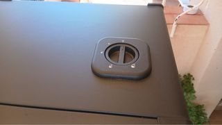 Estufa de gas Nevercold negra