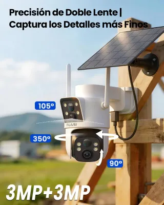 Cámara Vigilancia Solar 4G LTE Exterior