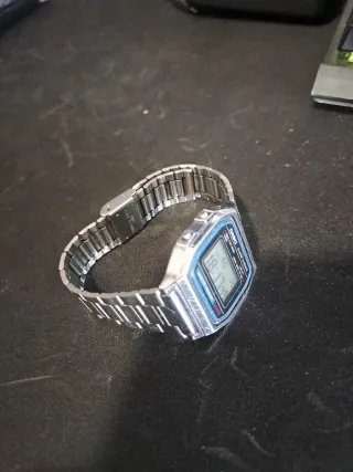 Casio Vintage Reloj Digital Plata