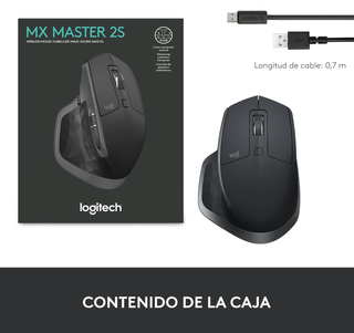 Ratón inalámbrico ergonómico Logitech MX Master 2S