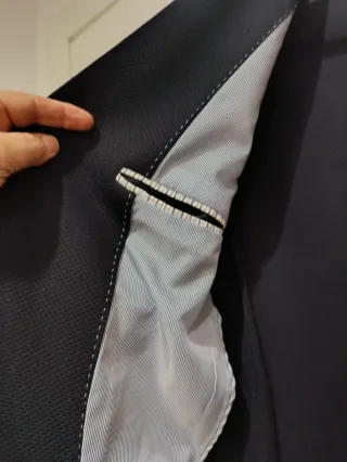 Giacca uomo blu tg 56