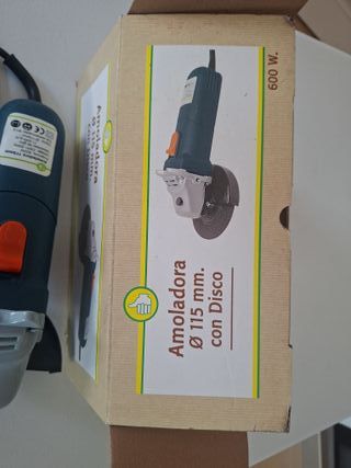 Amoladora 115mm con disco 600W