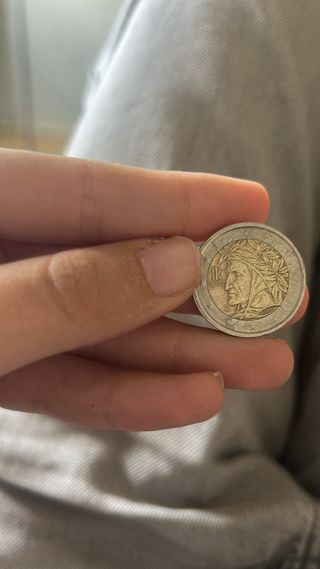 Moneda Italia Dante Alighieri 2 Euro