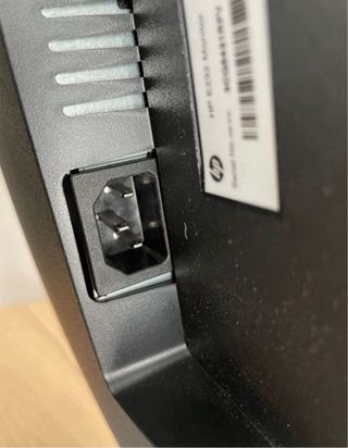Monitor HP Plata y Negro