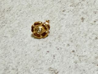 Orecchino singolo oro 18kt
