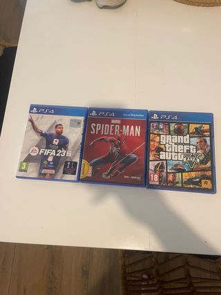 Juegos PS4: FIFA 23, Spider-Man, GTA V