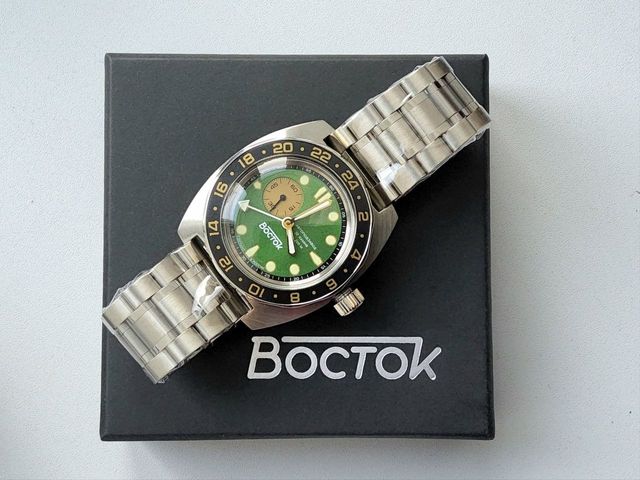 Vostok Amfibia GMT 17099B automático 2426.12