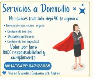 Hola ofrezco mis servicios 647123985