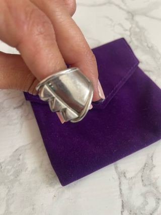 Anillo Aristocrazy Tachuelas Plata