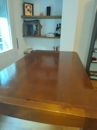 Mesa comedor roble macizo vintage