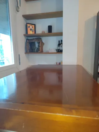 Mesa comedor roble macizo vintage
