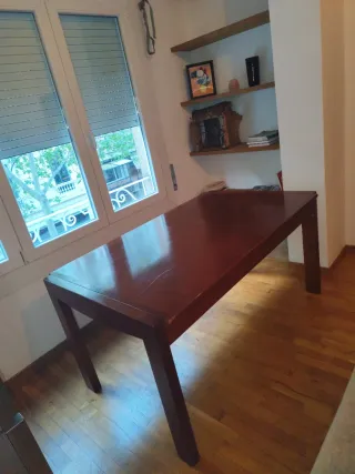 Mesa comedor roble macizo vintage