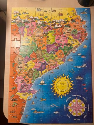 Puzzle Educatiu España i Catalunya