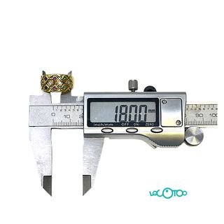 Anillo Oro 18K 4,80g Piedras Multicolor