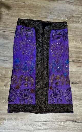 Falda India Bordada Talla L