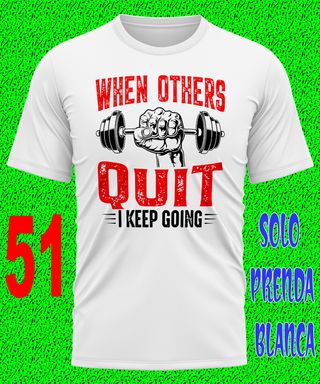 7 - GIMNASIO CAMISETA FRIKI MANCUERNAS TEXTALLA