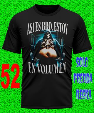 7 - GIMNASIO CAMISETA FRIKI MANCUERNAS TEXTALLA