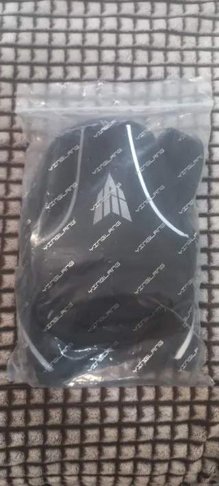 Riñonera pernera moto unisex negra