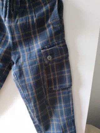 Pantalón niño cuadros T/8-9