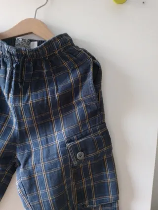 Pantalón niño cuadros T/8-9