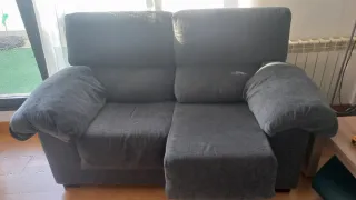 Sofá de 2 plazas gris