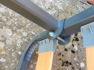 Somier láminas 80x180 con patas Flex
